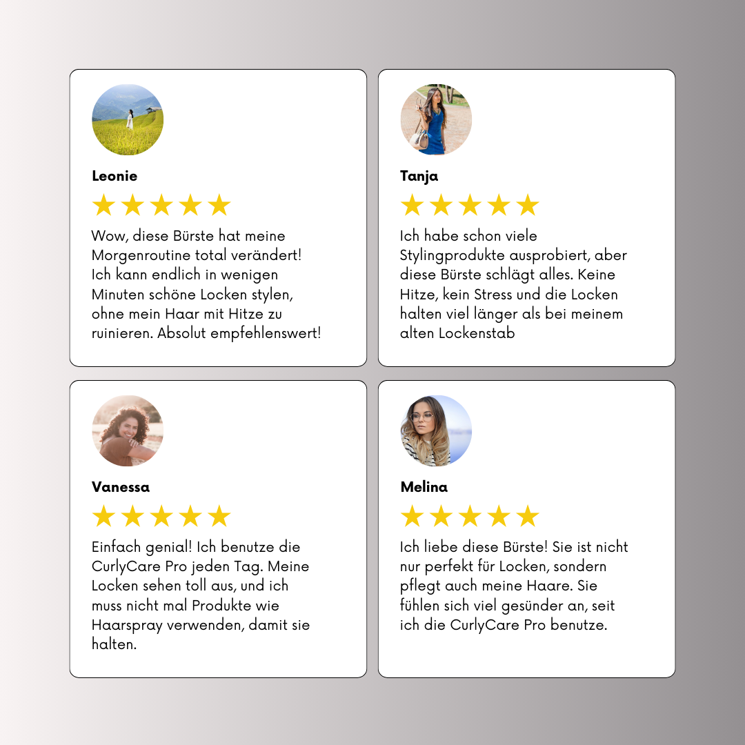 CurlyCare Pro - Lockenbürste