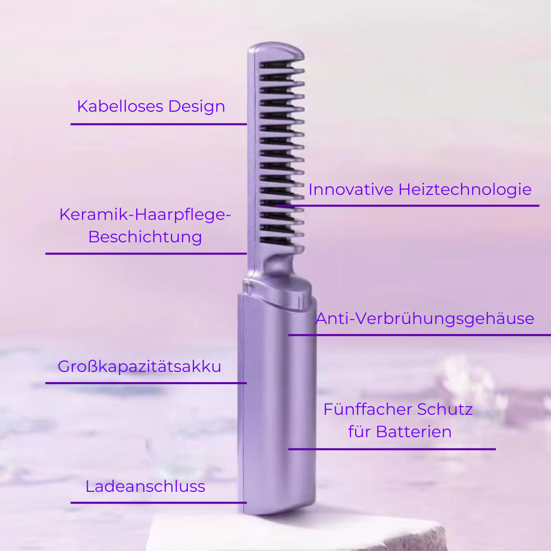 GlamWave - Haarglättekamm