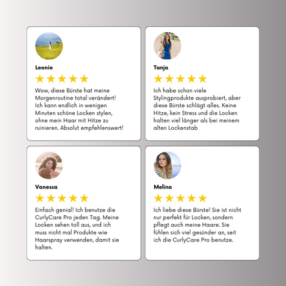CurlyCare Pro - Lockenbürste