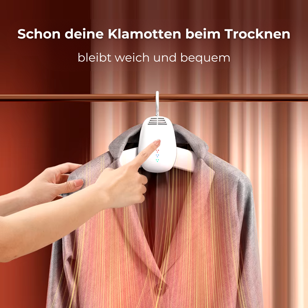 Lumex - smarter, tragbarer Kleidertrockner