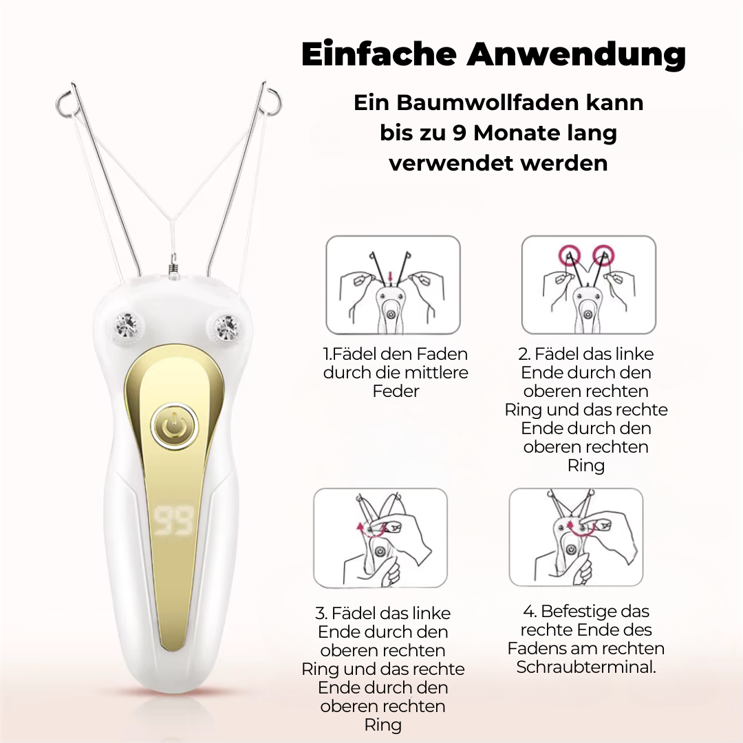 Lynora - Haarentferner mit Baumwollfaden