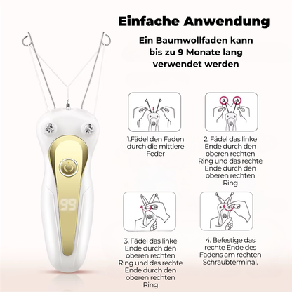 Lynora - Haarentferner mit Baumwollfaden