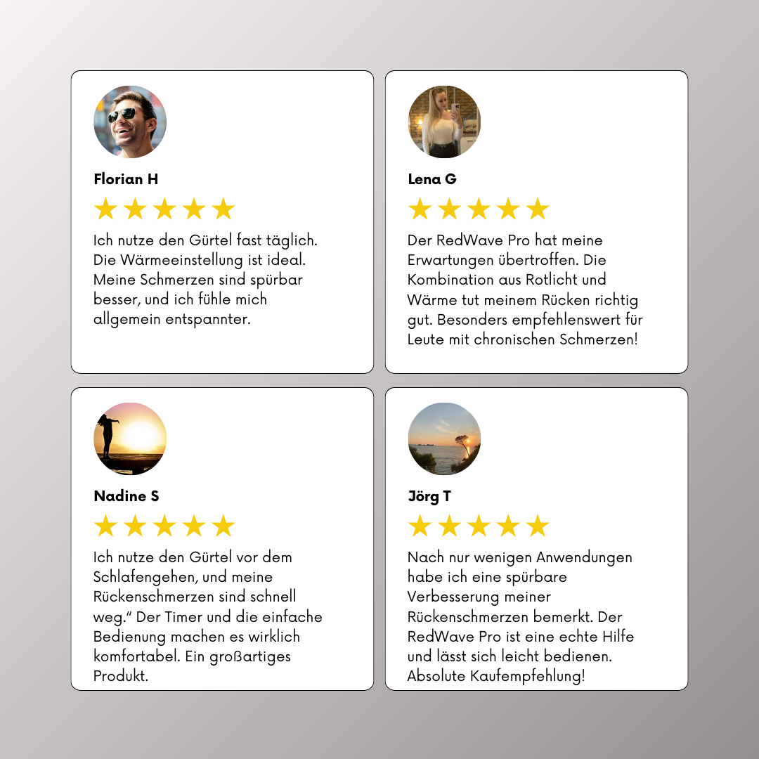 RedWave Pro - Rotlichtgürtel