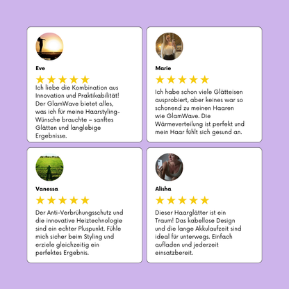 GlamWave - Haarglättekamm